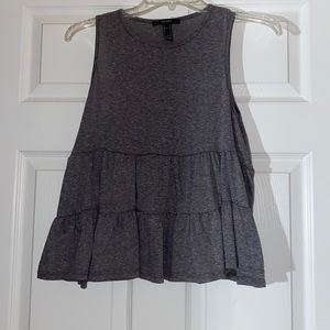 Forever 21 Knit Ruffle Top